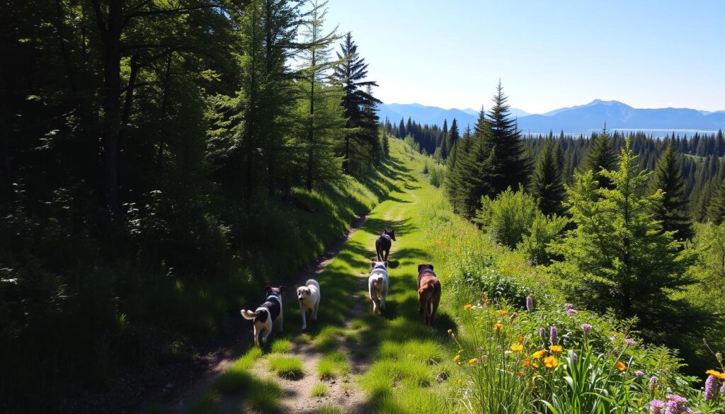 Dog-friendly nature trails